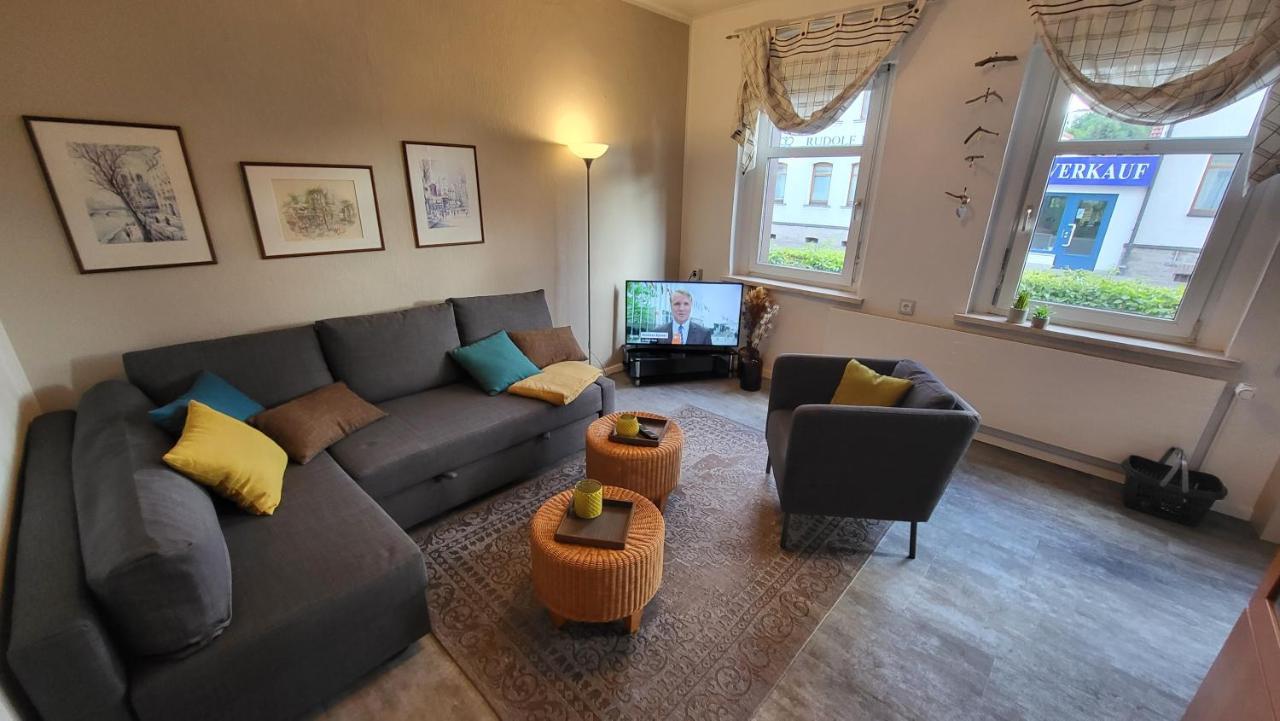 Apartments Am Saalebogen Mit Gartenterrasse, Grillkamin, Freie Parkplaetze 鲁多尔施塔特 外观 照片
